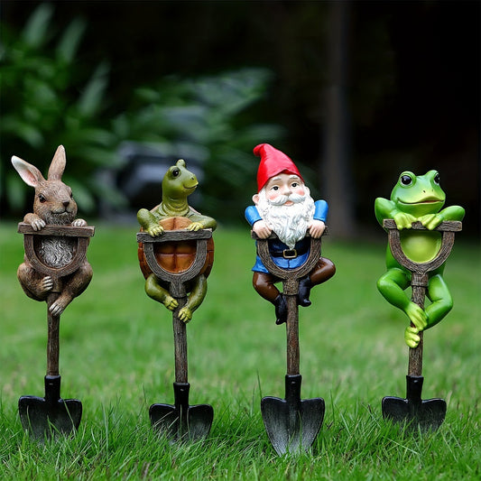 Garden Critter Shovel Ornaments
