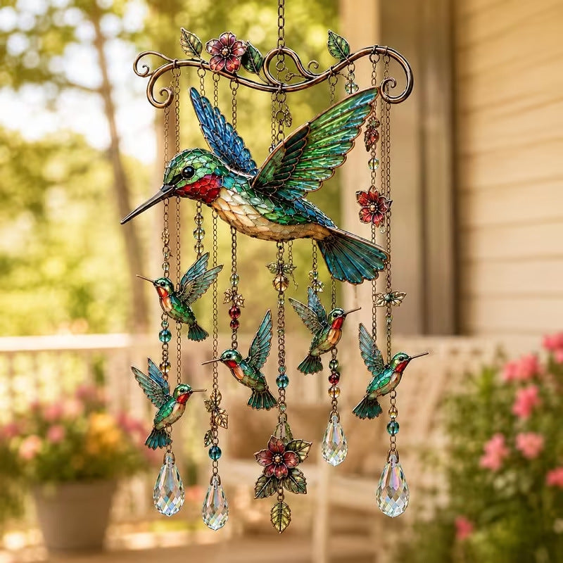 Graceful Hummingbird Wind Chime