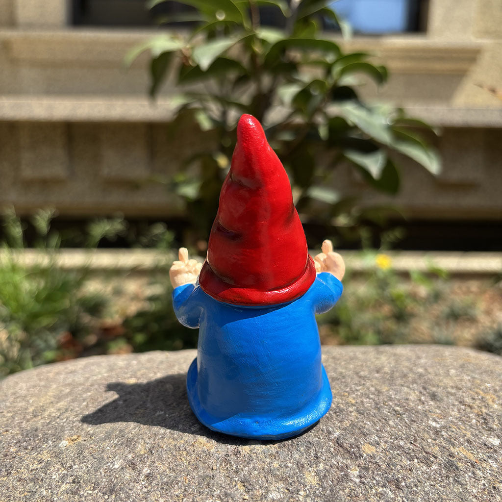 Red-Capped Garden Gnome Statue