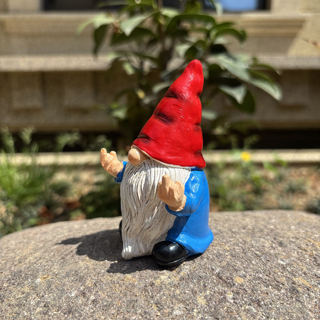 Red-Capped Garden Gnome Statue