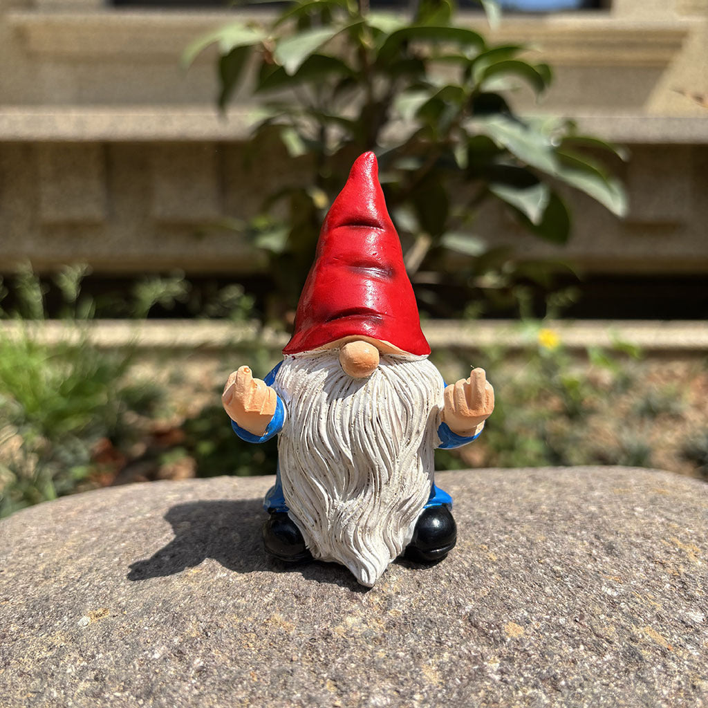 Red-Capped Garden Gnome Statue